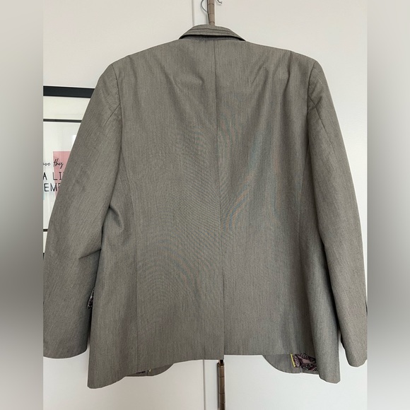 INC Slim Fit Suit Jacket Men’s Size L Grey - Picture 7 of 9
